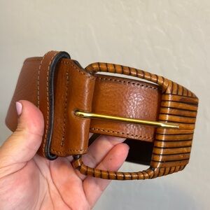Axcess Brown genuine leather belt